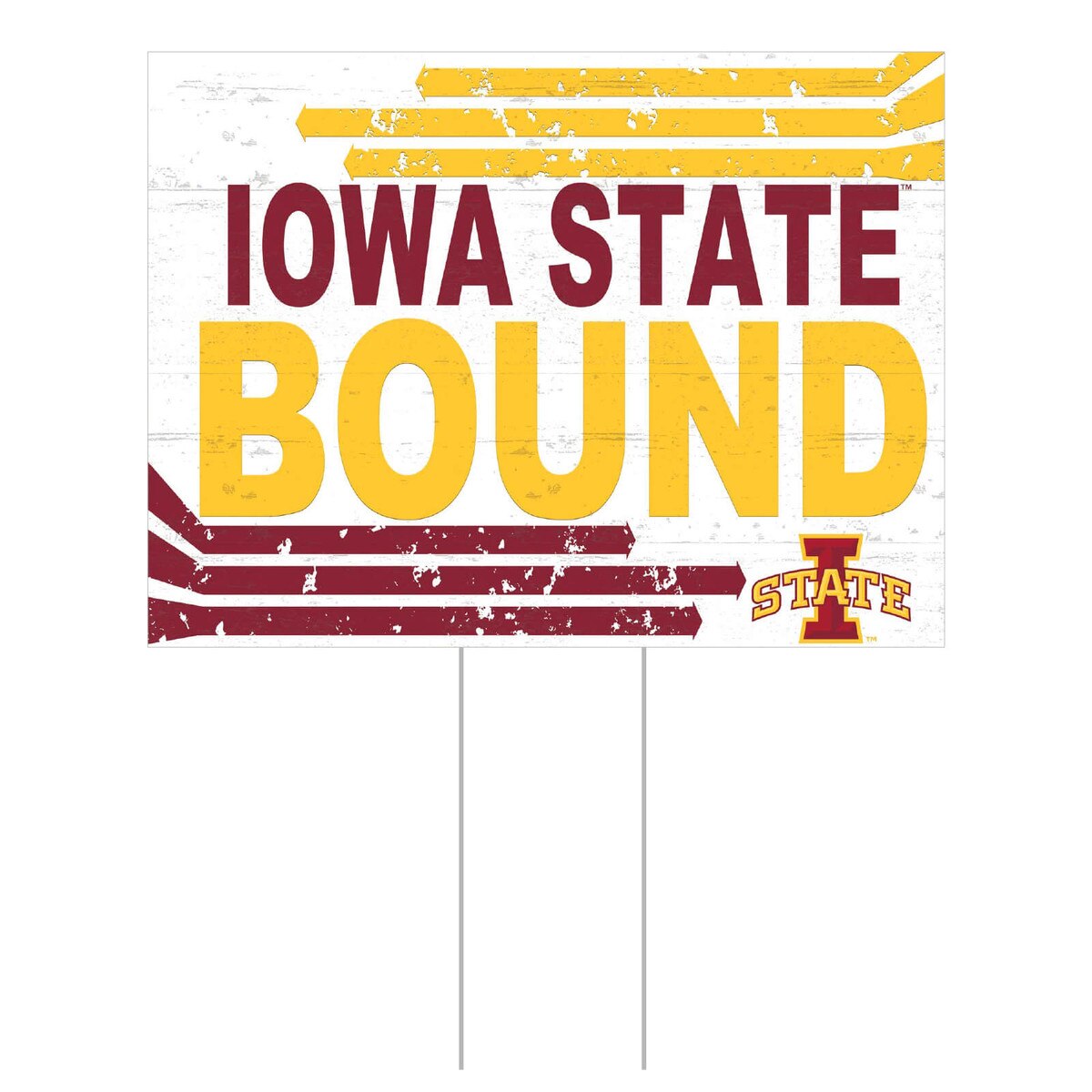 Iowa State Bound Yard Sign (18"x24")